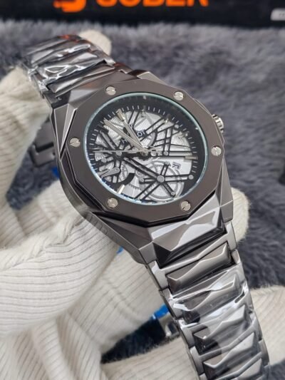 Hublot Chain (Black) Skeliton Dial